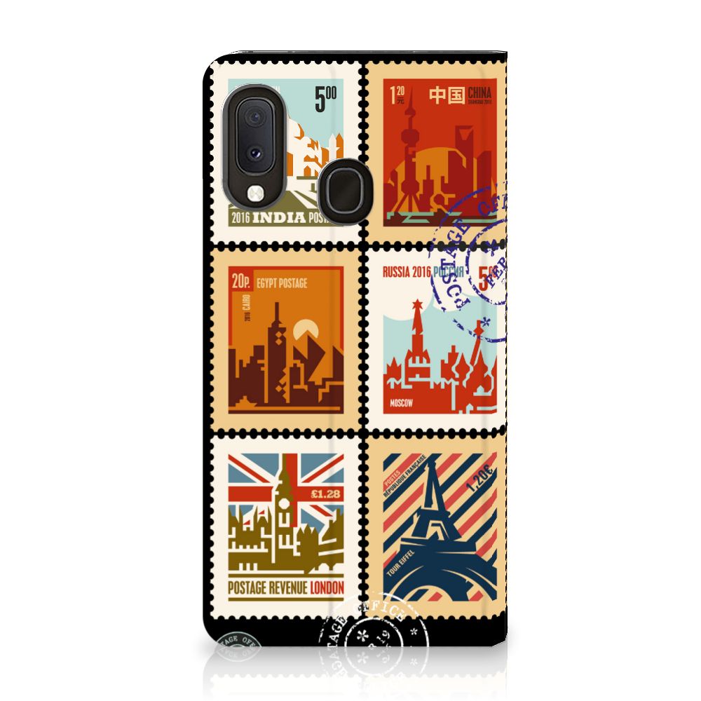 Samsung Galaxy A20e Book Cover Postzegels