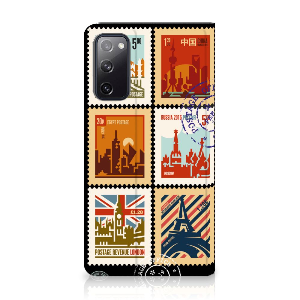 Samsung Galaxy S20 FE Book Cover Postzegels