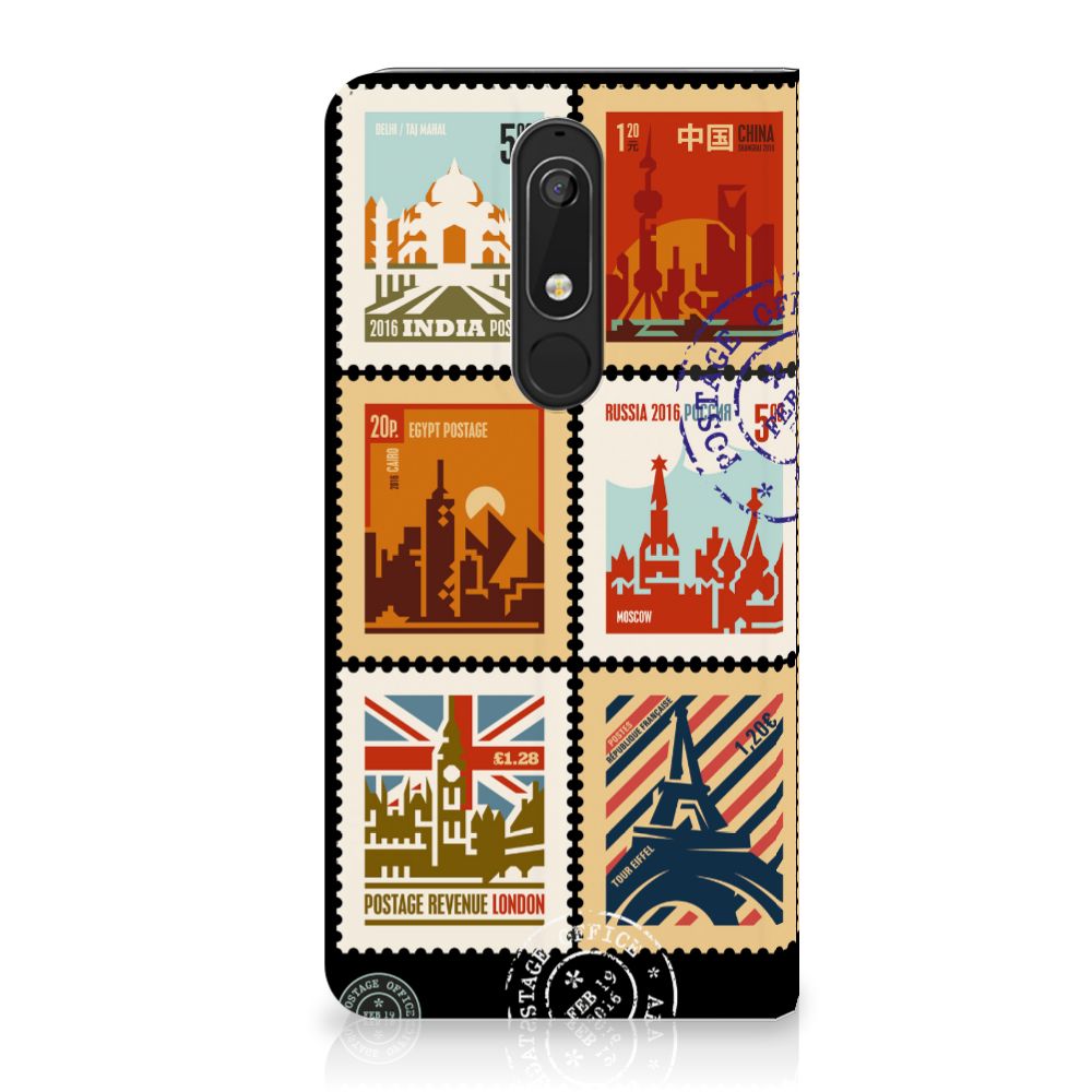 Nokia 5.1 (2018) Book Cover Postzegels