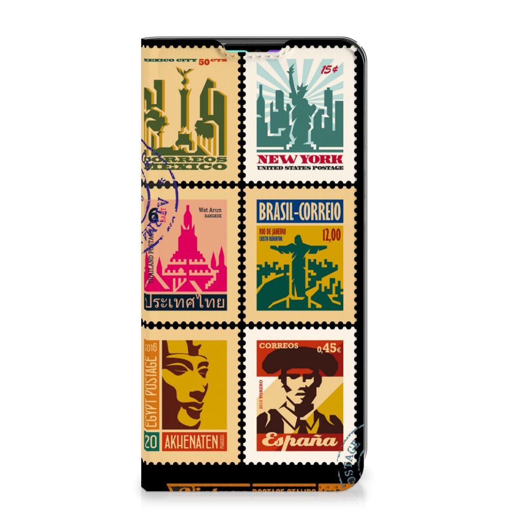 Xiaomi Mi Note 10 Lite Book Cover Postzegels