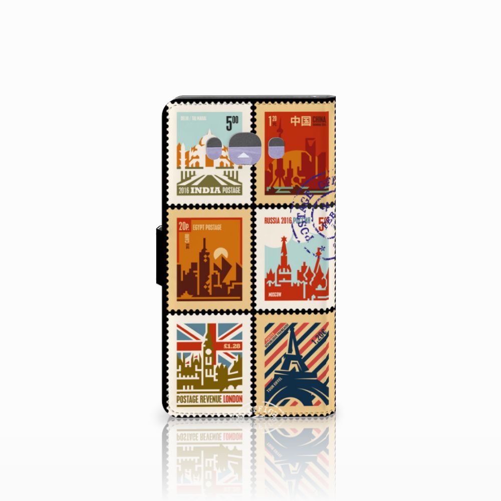 Samsung Galaxy J7 2016 Flip Cover Postzegels