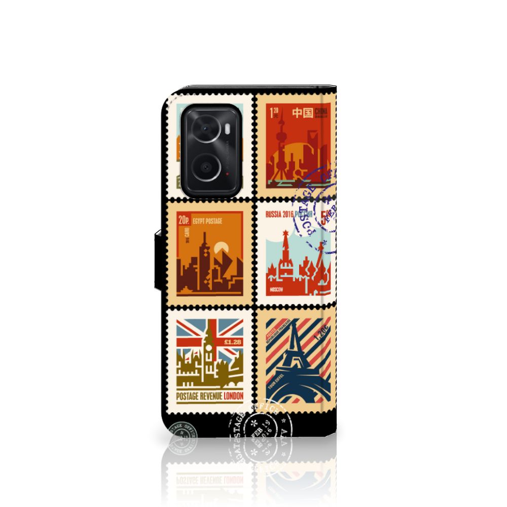 OPPO A76 | A96 Flip Cover Postzegels