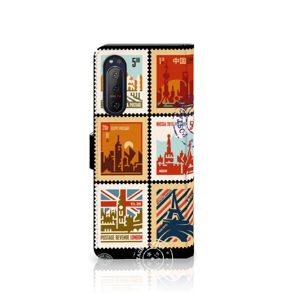 Sony Xperia 5II Flip Cover Postzegels