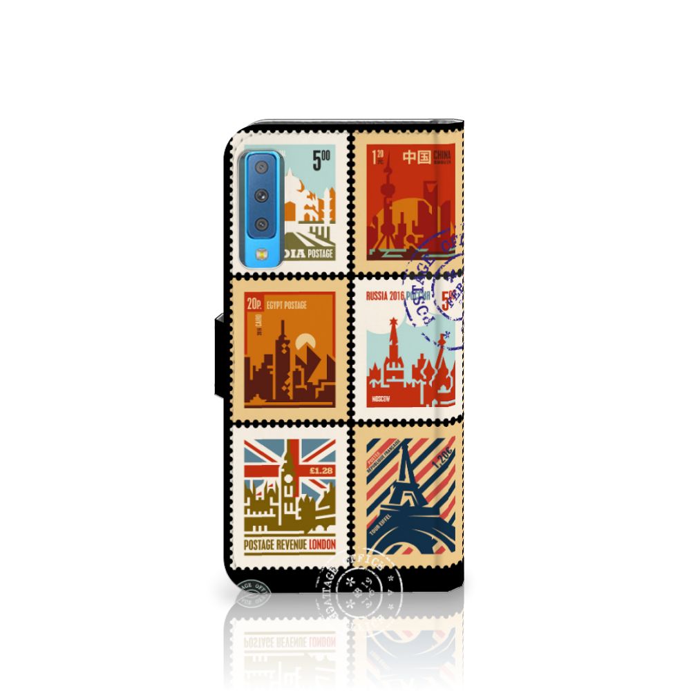 Samsung Galaxy A7 (2018) Flip Cover Postzegels
