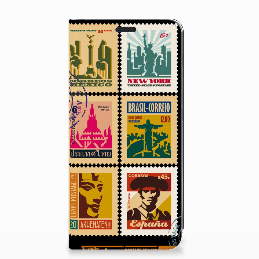 LG V40 Thinq Book Cover Postzegels