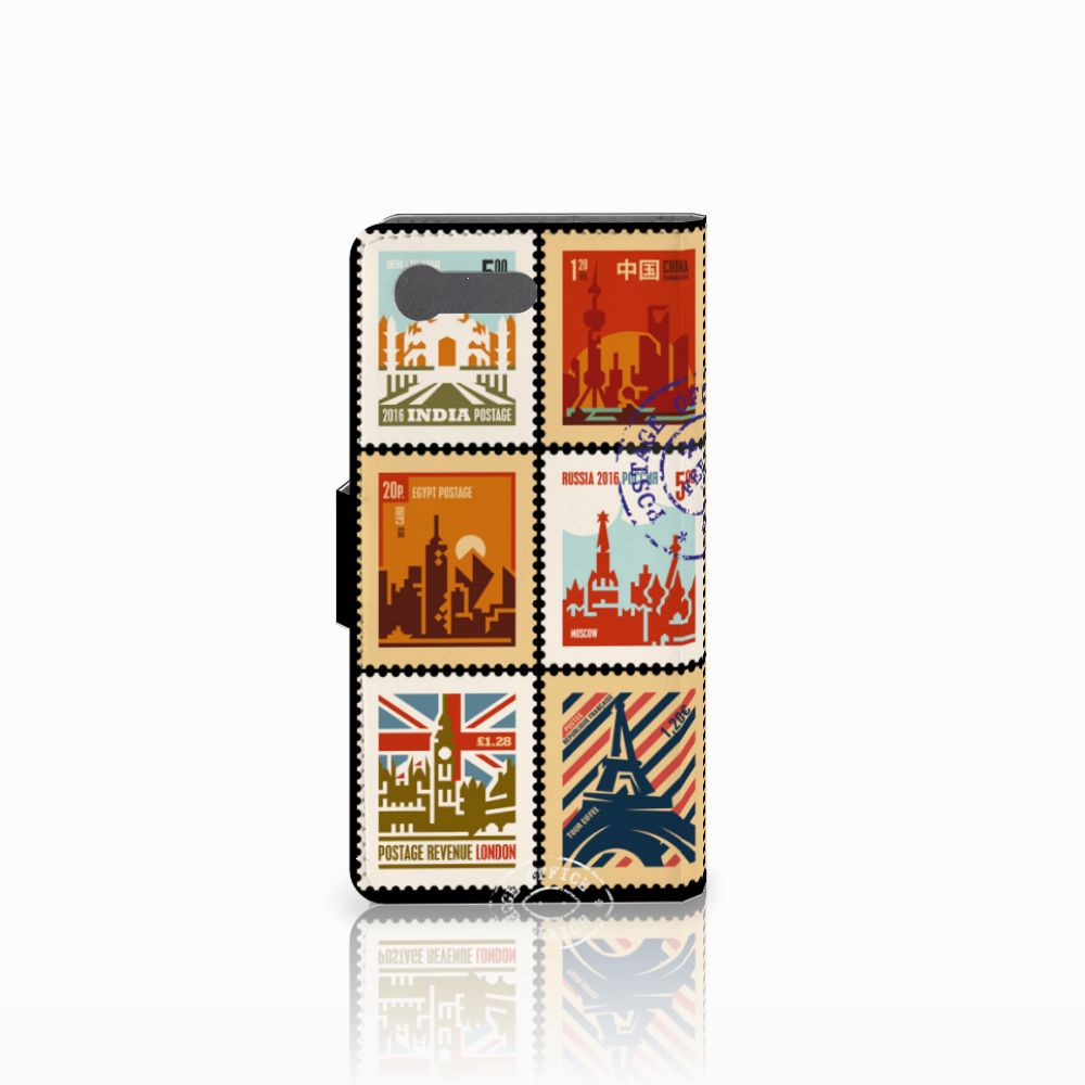 Sony Xperia X Compact Flip Cover Postzegels