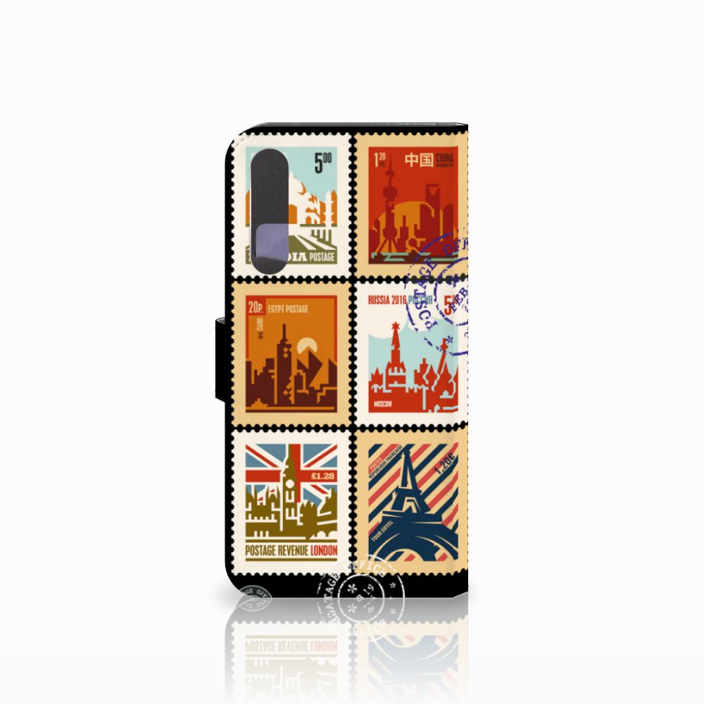 Huawei P20 Pro Flip Cover Postzegels