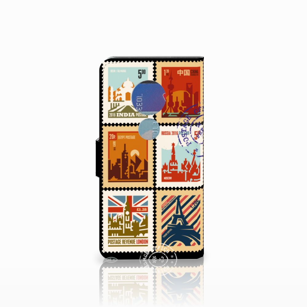 Motorola Moto G7 Play Flip Cover Postzegels