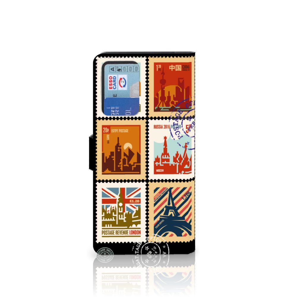 Xiaomi Redmi Note 10 Pro Flip Cover Postzegels