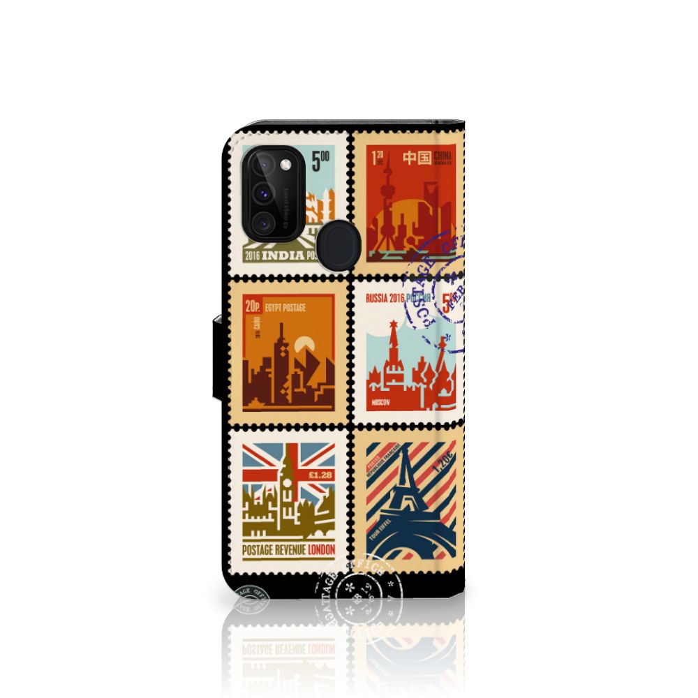 Samsung Galaxy M21 | M30s Flip Cover Postzegels