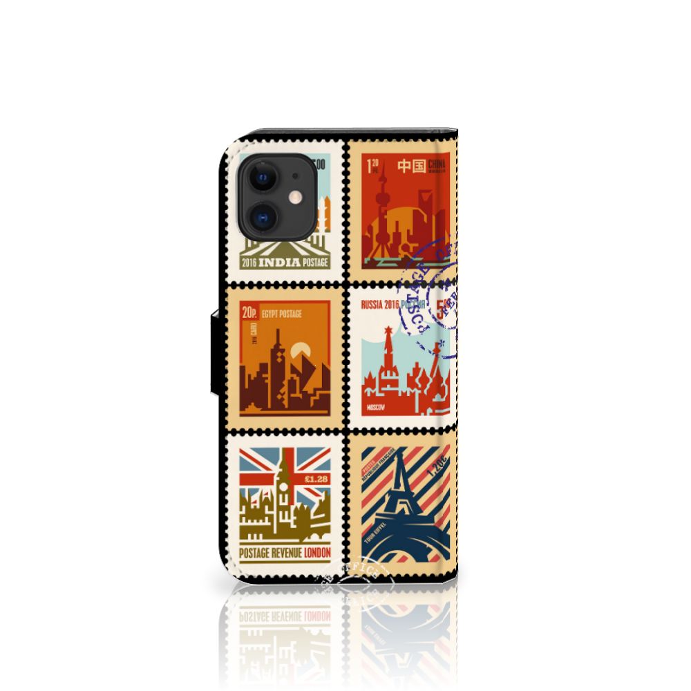 Apple iPhone 11 Flip Cover Postzegels