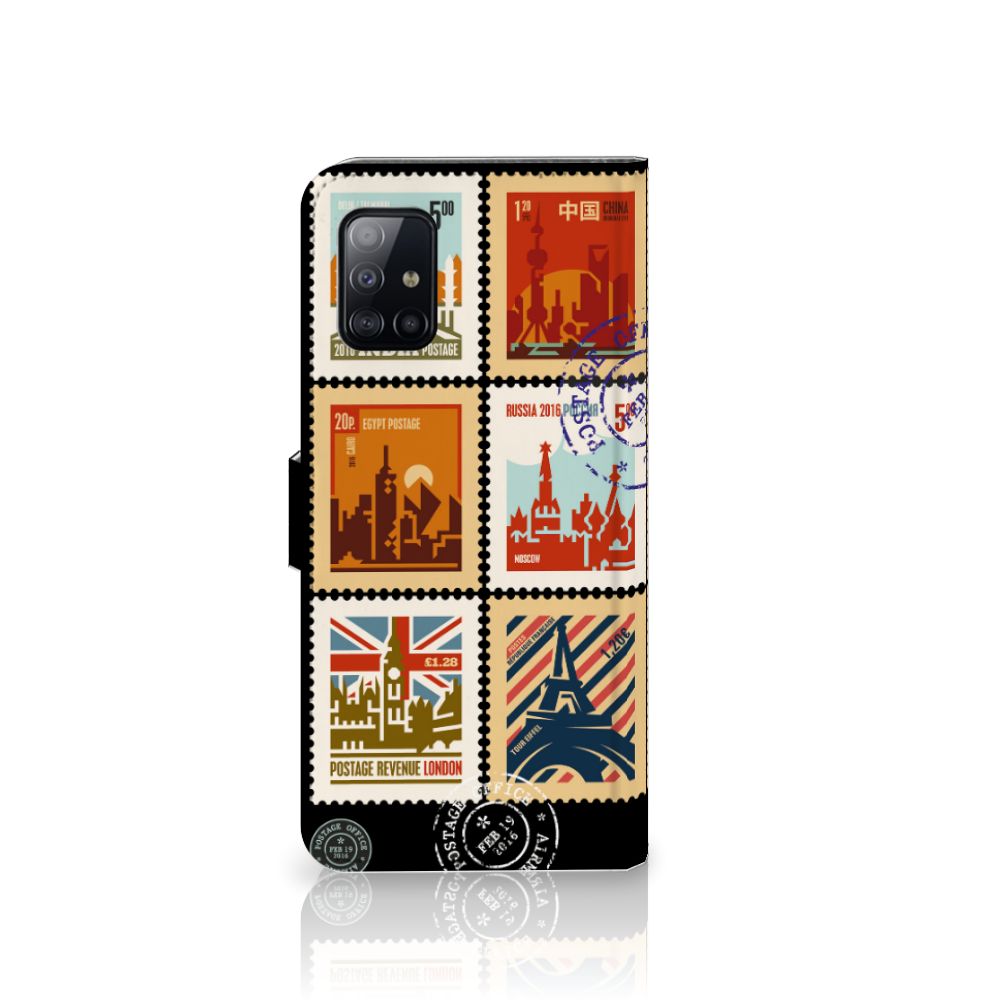 Samsung Galaxy A71 Flip Cover Postzegels