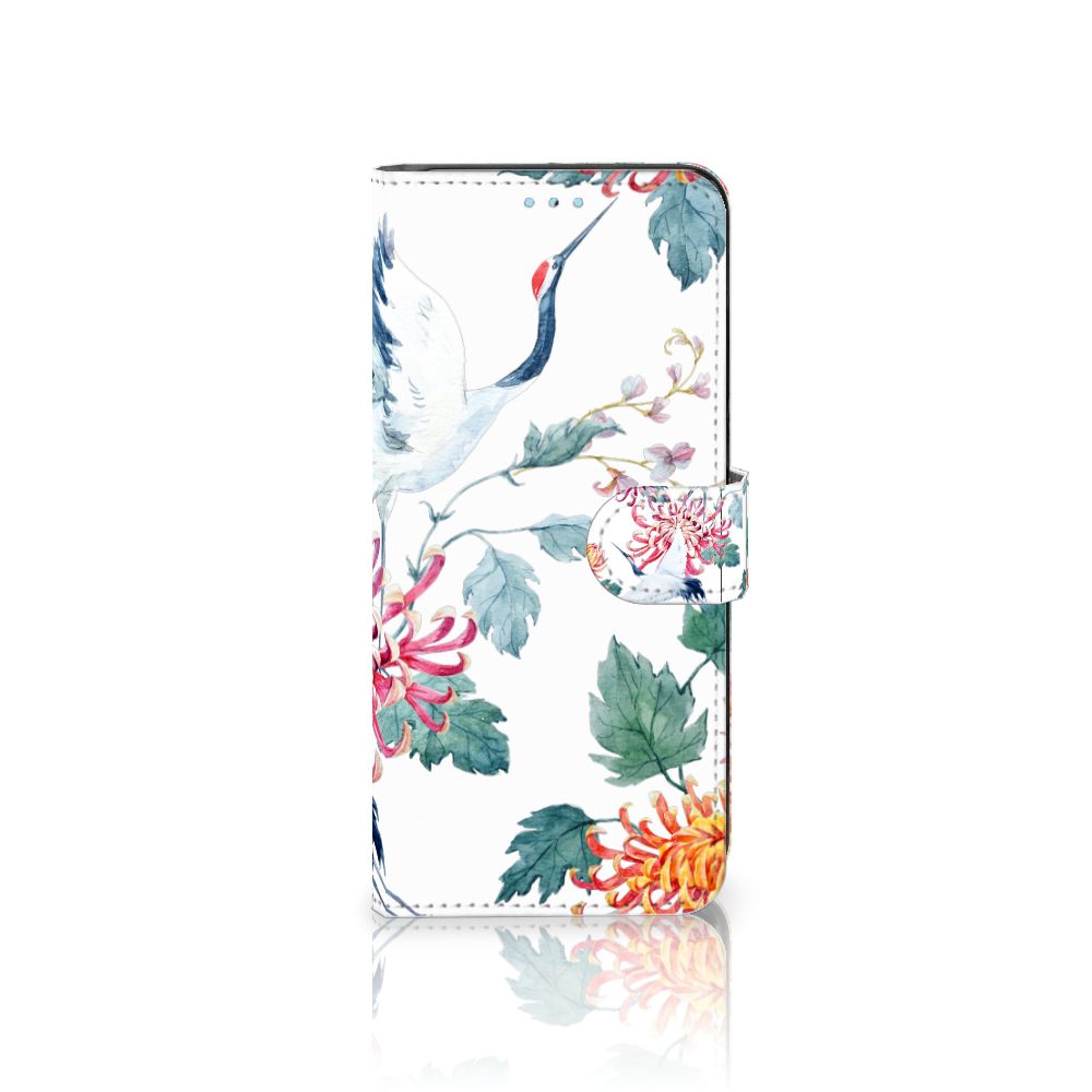 Xiaomi Redmi Note 11/11S Telefoonhoesje met Pasjes Bird Flowers