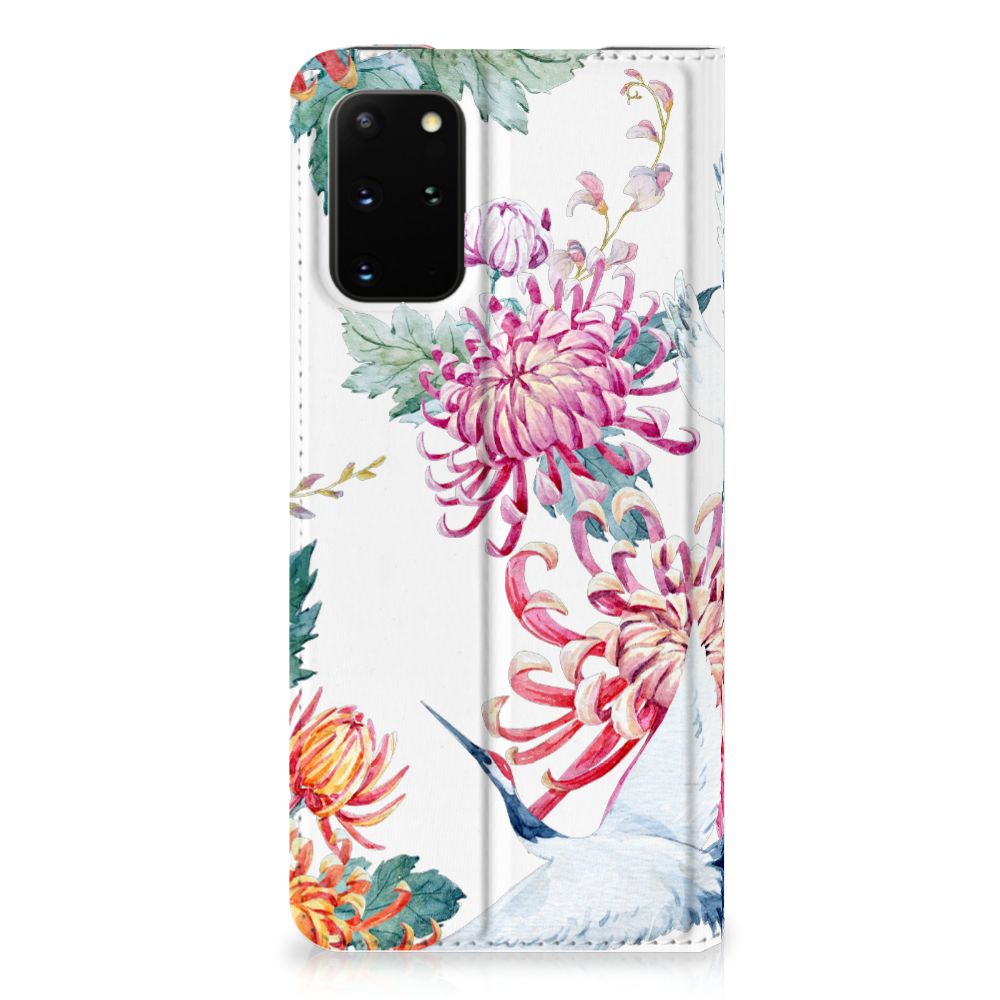 Samsung Galaxy S20 Plus Hoesje maken Bird Flowers