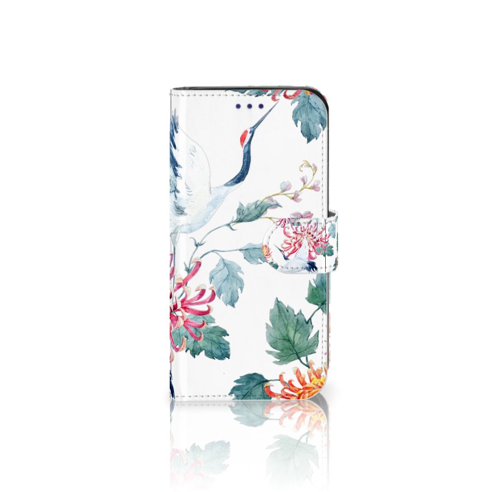 Samsung Galaxy S10e Telefoonhoesje met Pasjes Bird Flowers