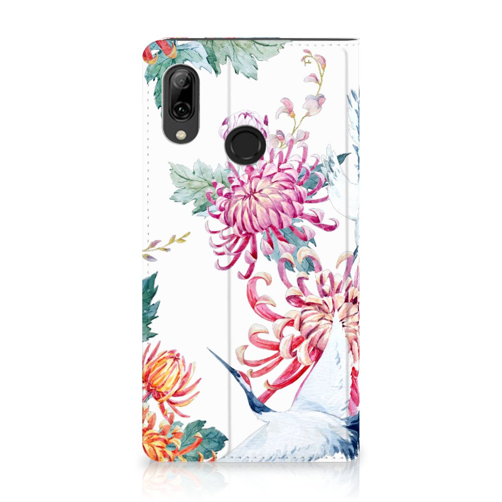 Huawei P Smart (2019) Hoesje maken Bird Flowers