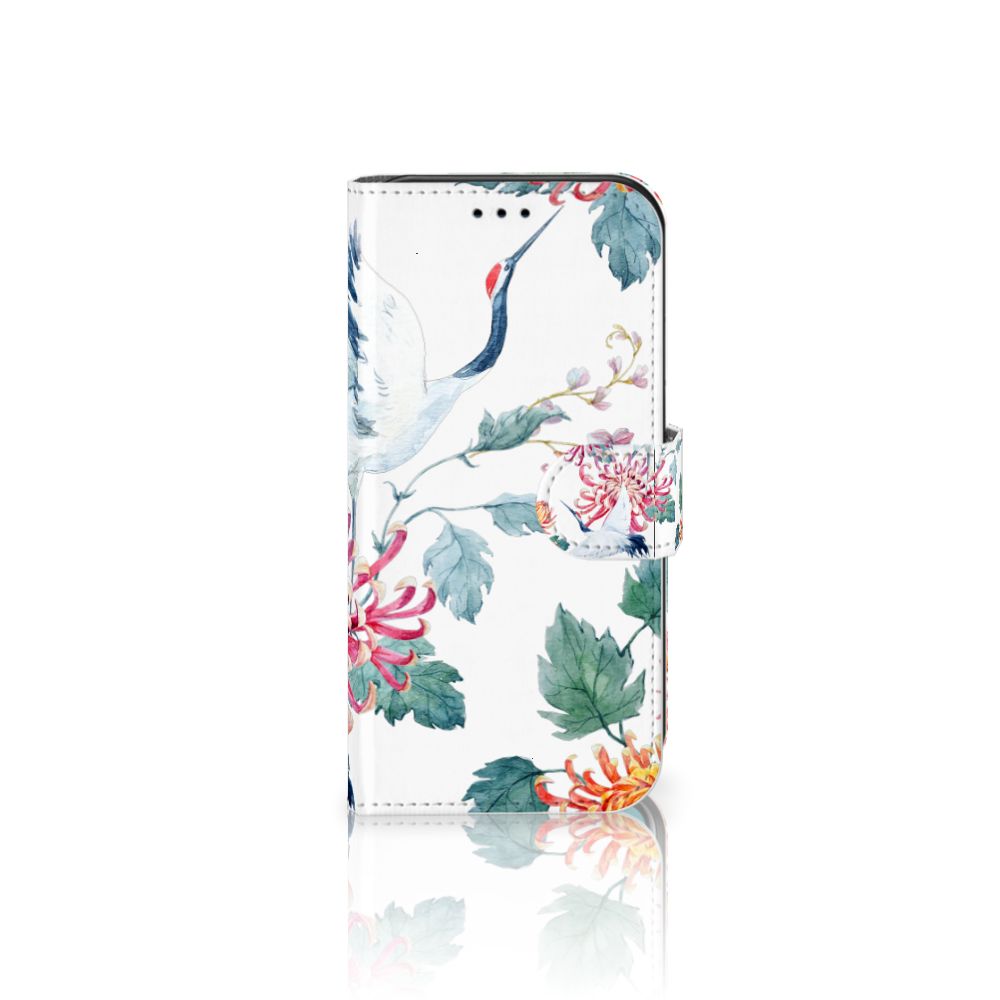 Apple iPhone 11 Pro Telefoonhoesje met Pasjes Bird Flowers