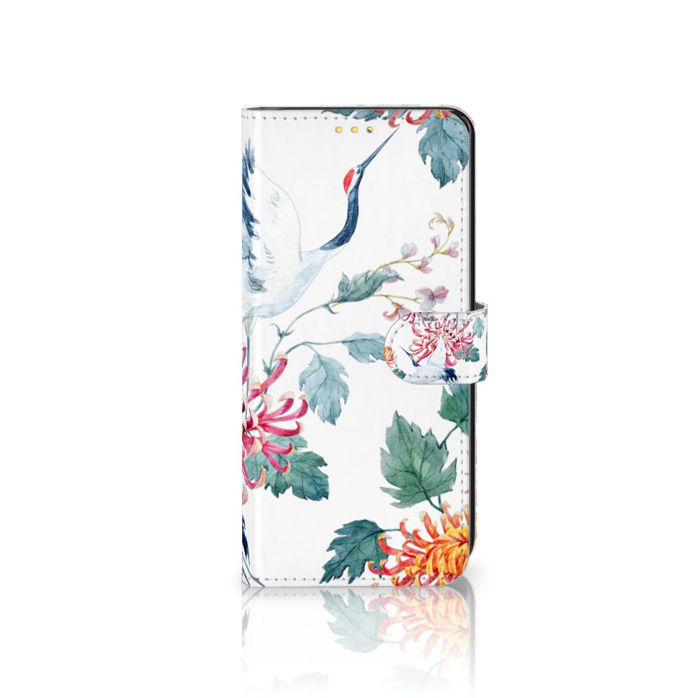 Xiaomi Poco X3 | Poco X3 Pro Telefoonhoesje met Pasjes Bird Flowers