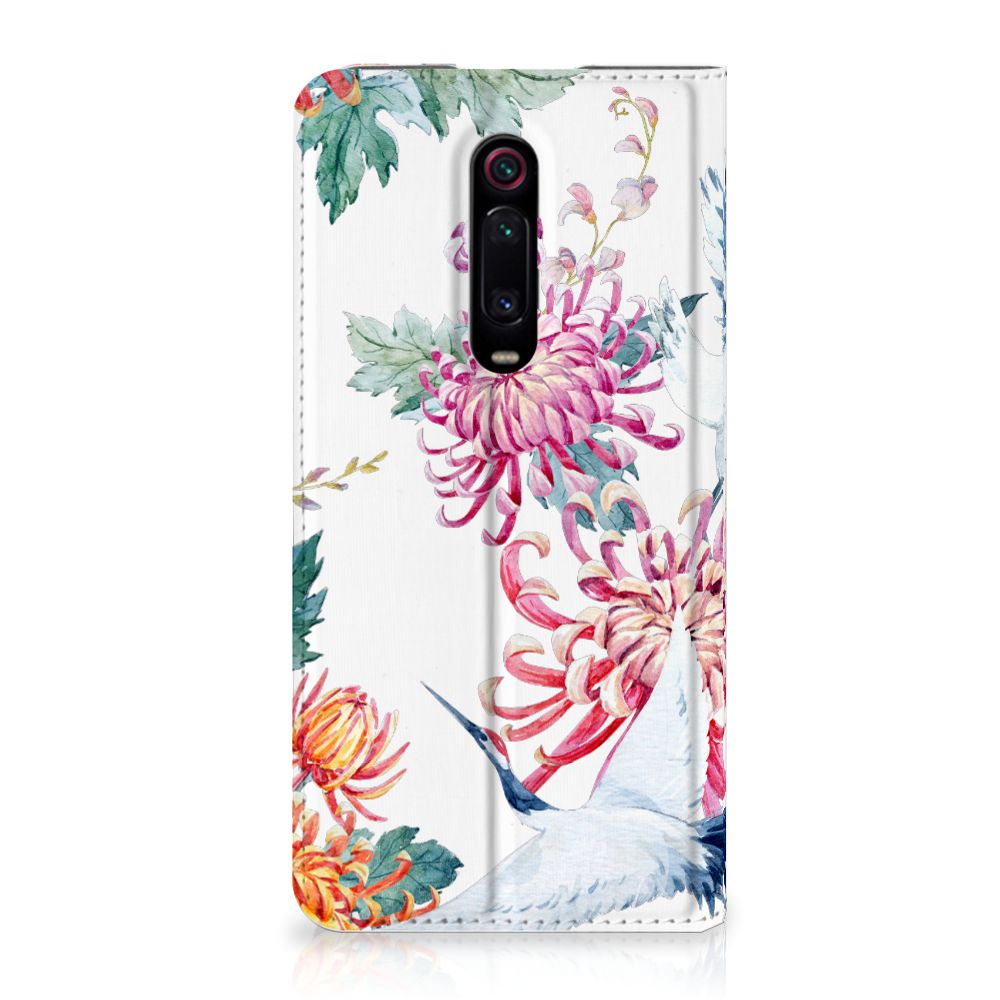 Xiaomi Mi 9T Pro Hoesje maken Bird Flowers