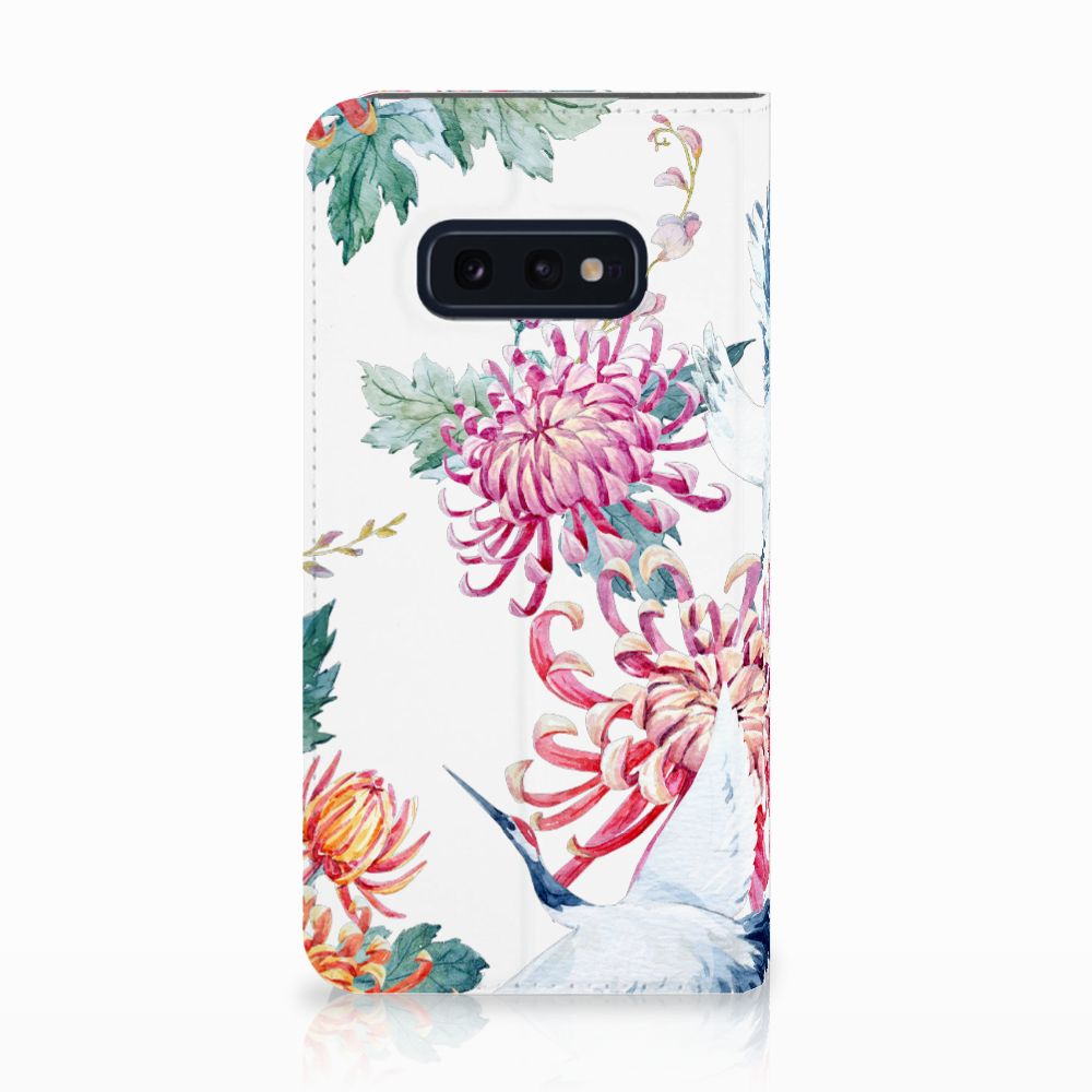 Samsung Galaxy S10e Hoesje maken Bird Flowers