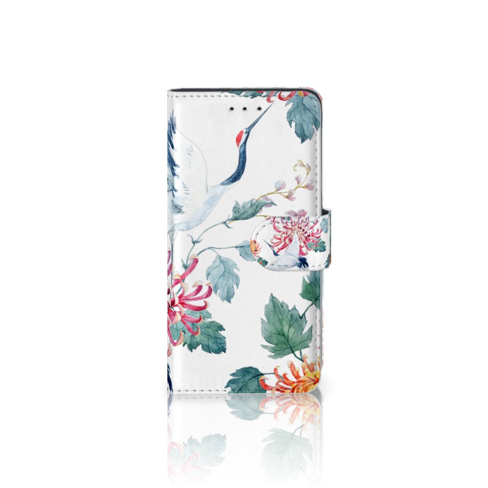 Huawei P20 Telefoonhoesje met Pasjes Bird Flowers