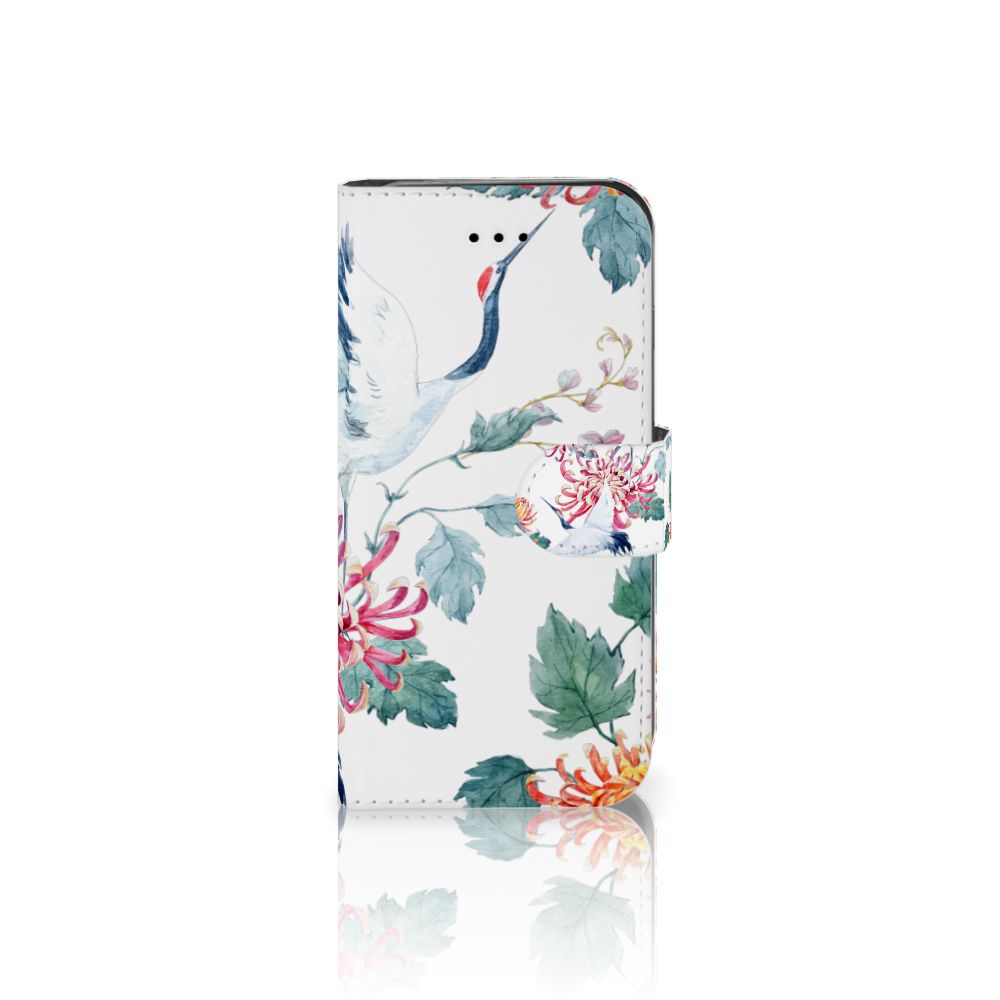 iPhone 7 | 8 | SE (2020) | SE (2022) Telefoonhoesje met Pasjes Bird Flowers
