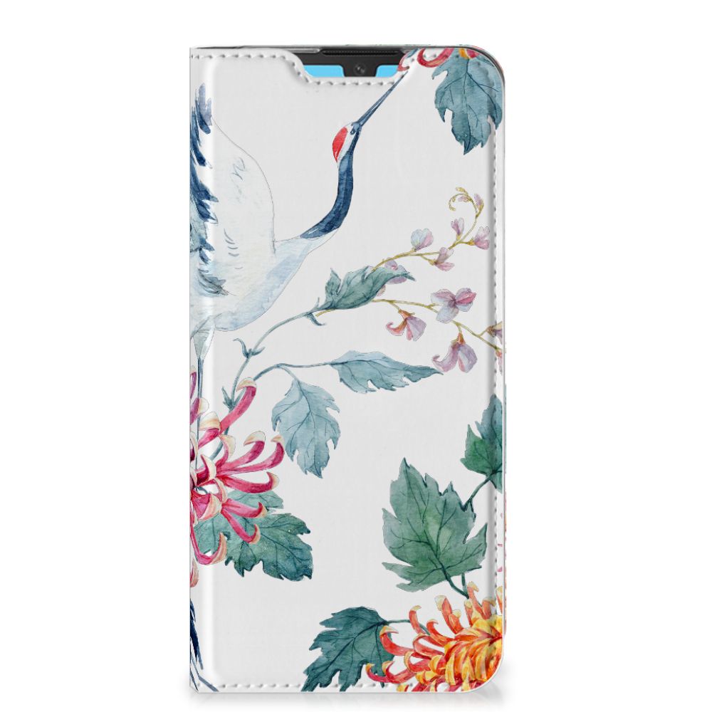 Huawei Y5 (2019) Hoesje maken Bird Flowers