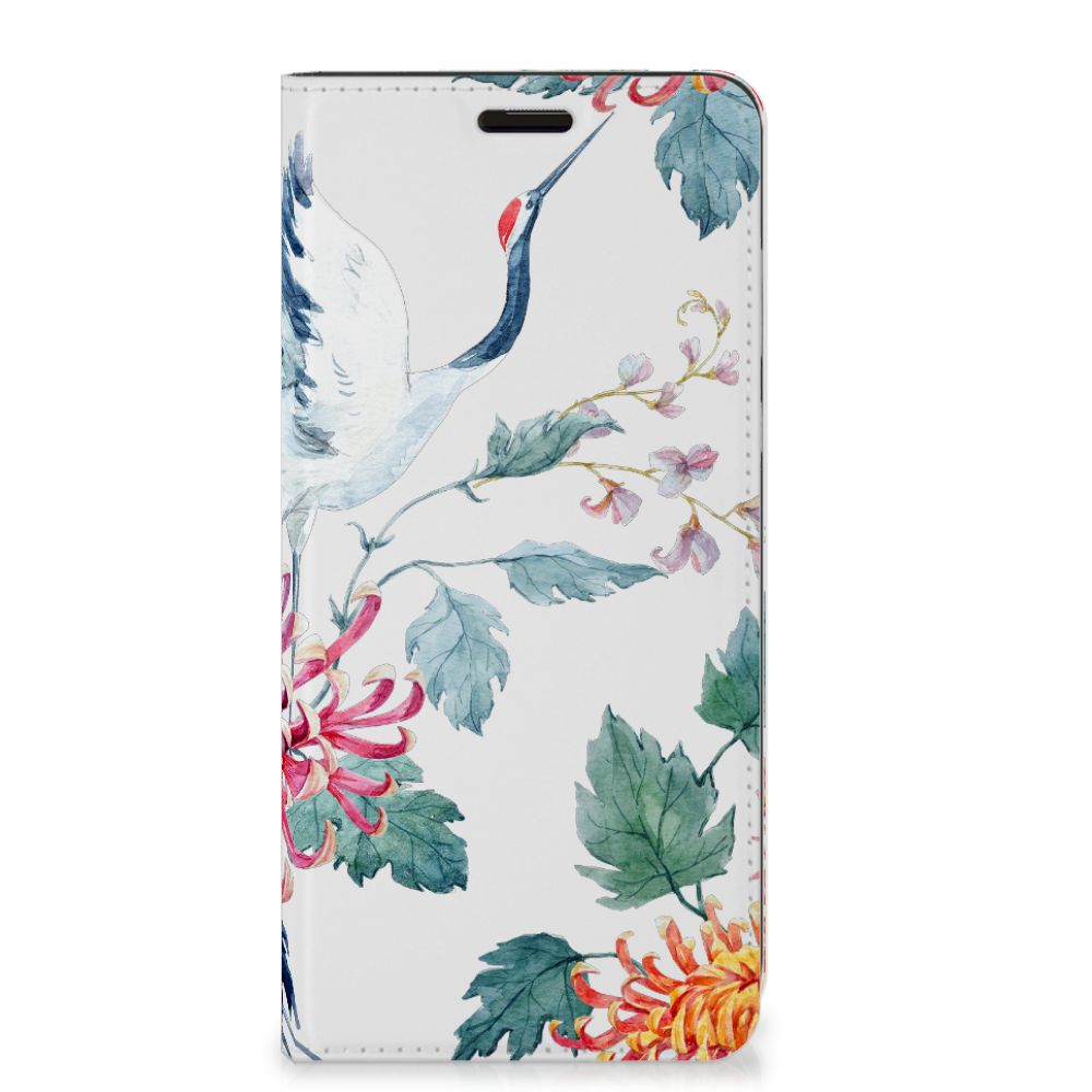 Samsung Galaxy S9 Plus Hoesje maken Bird Flowers