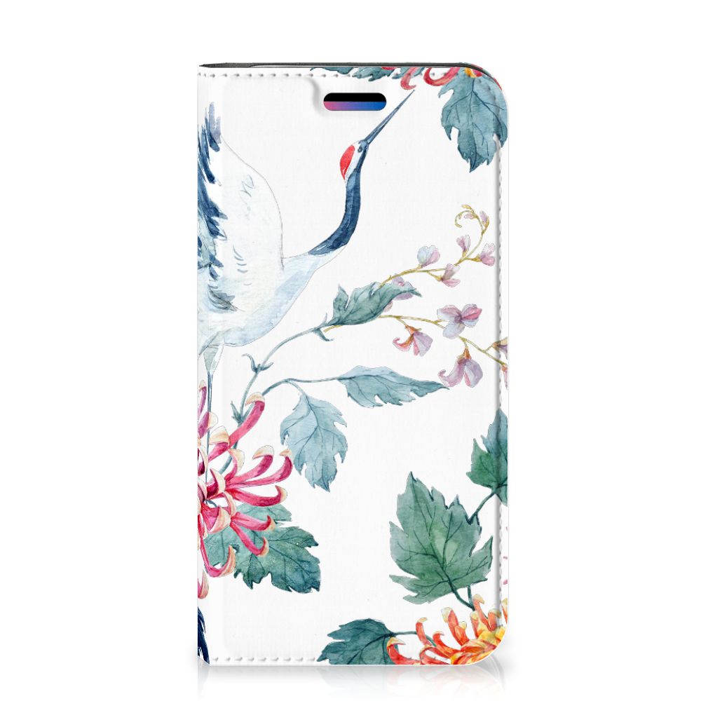 Apple iPhone X | Xs Hoesje maken Bird Flowers