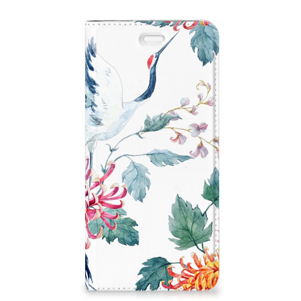 Huawei P10 Plus Hoesje maken Bird Flowers