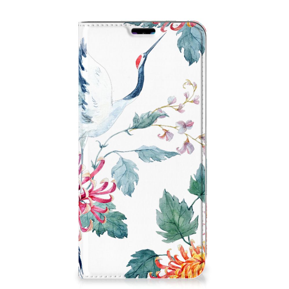 Huawei Y7 hoesje Y7 Pro (2019) Hoesje maken Bird Flowers