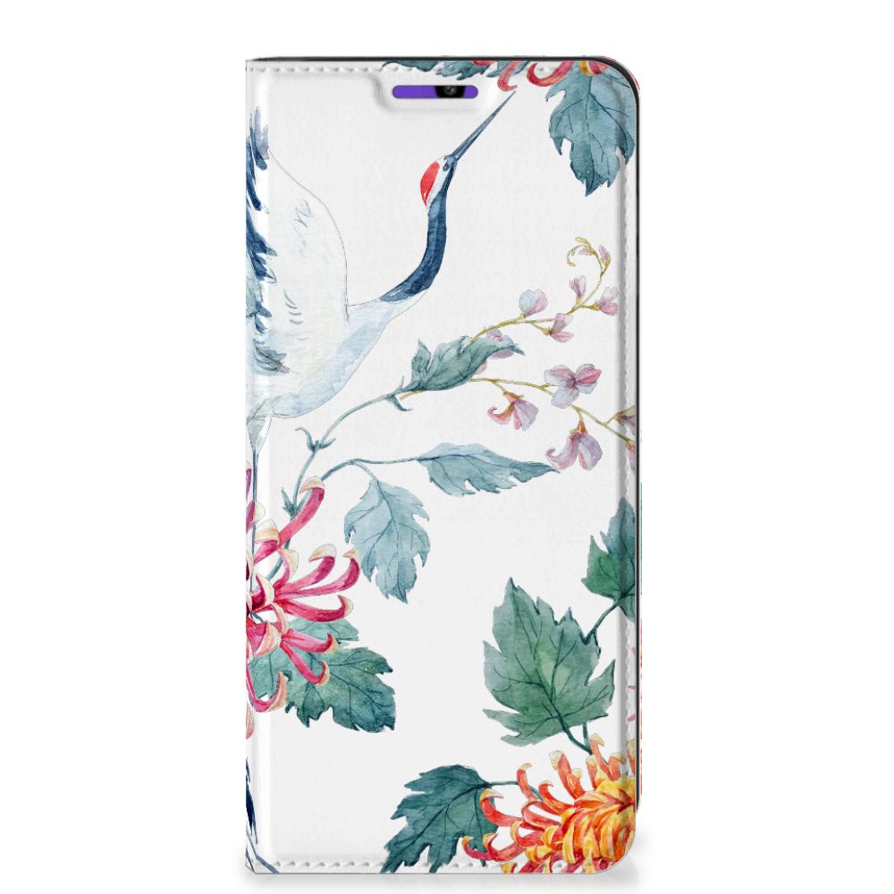 Samsung Galaxy A22 4G | M22 Hoesje maken Bird Flowers