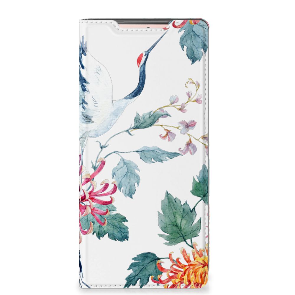 Samsung Galaxy Note20 Hoesje maken Bird Flowers