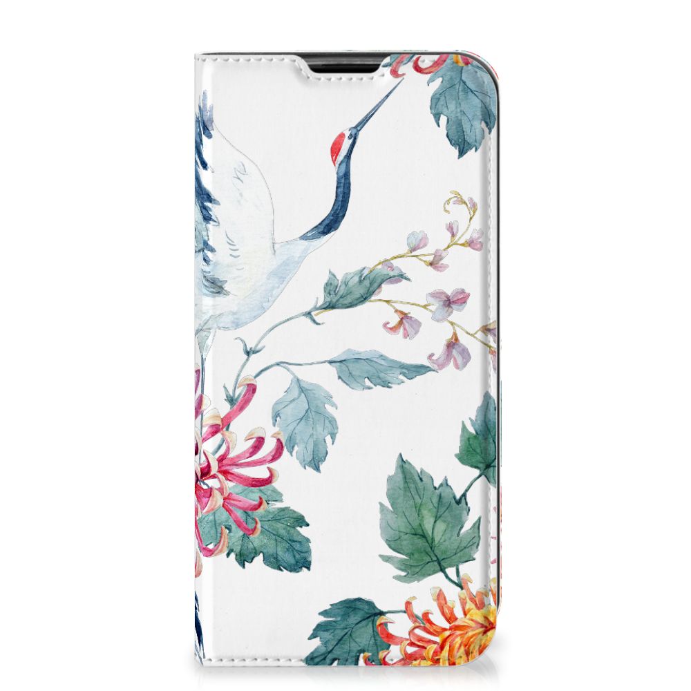 Huawei P40 Lite Hoesje maken Bird Flowers
