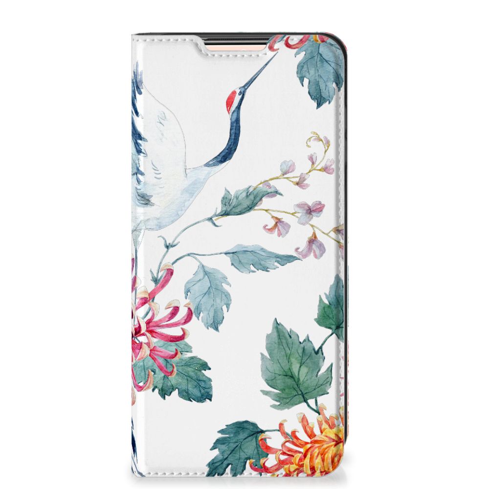 Xiaomi Redmi Note 10/10T 5G | Poco M3 Pro Hoesje maken Bird Flowers