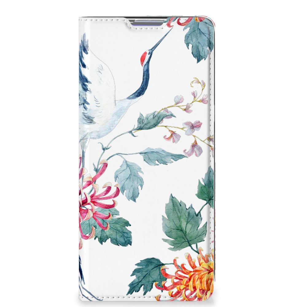 OnePlus 8 Hoesje maken Bird Flowers