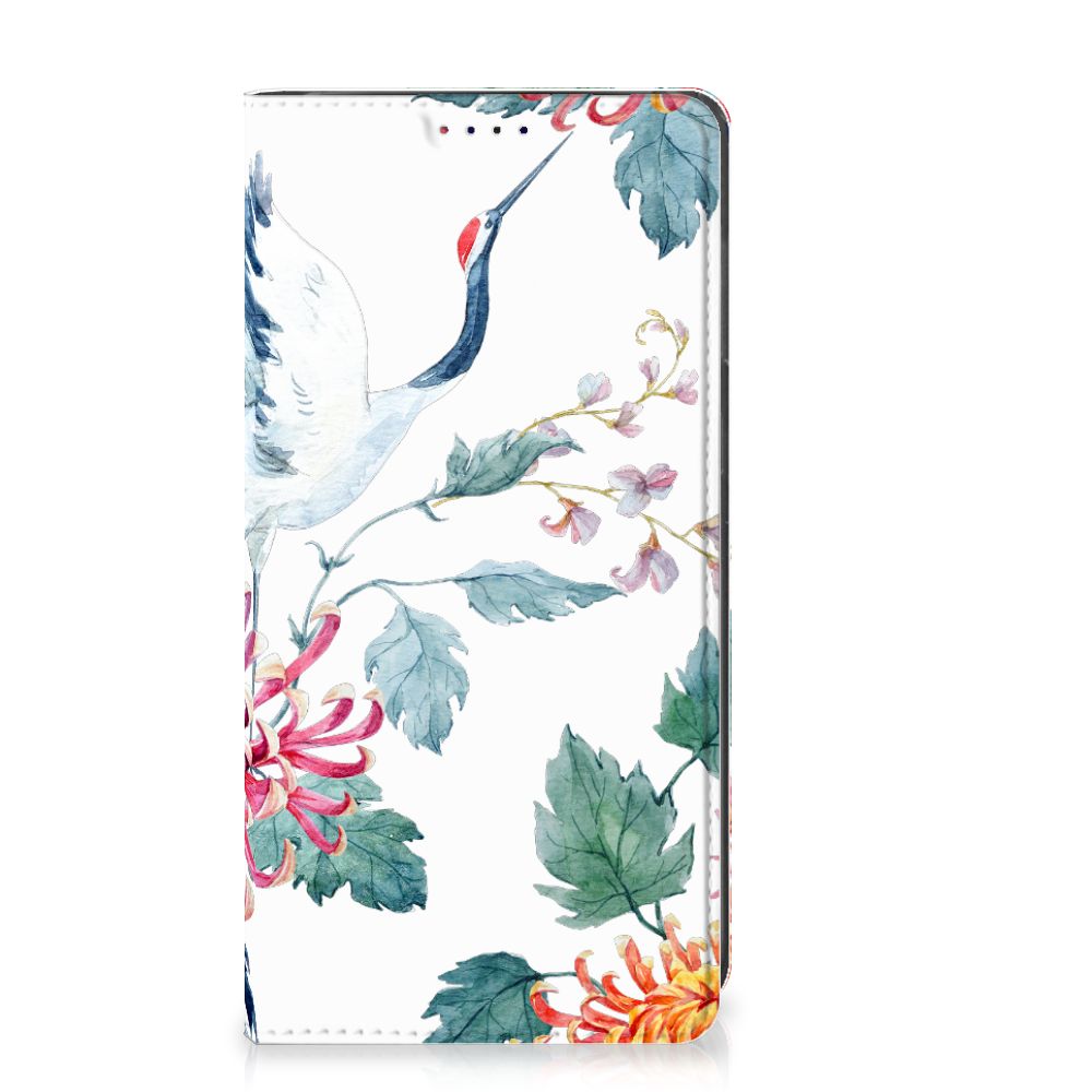 Samsung Galaxy A10 Hoesje maken Bird Flowers