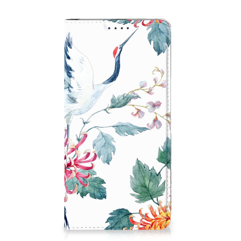 Samsung Galaxy A20e Hoesje maken Bird Flowers