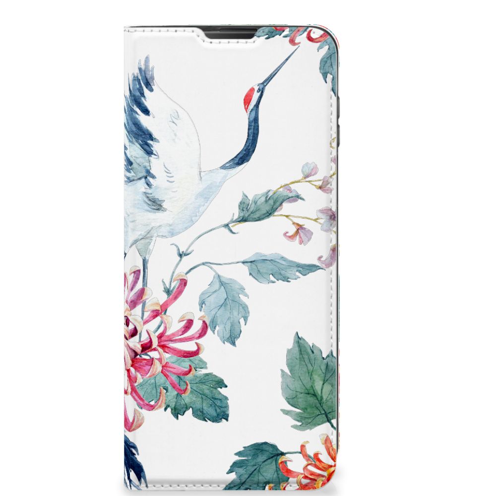 Motorola Moto G 5G Plus Hoesje maken Bird Flowers