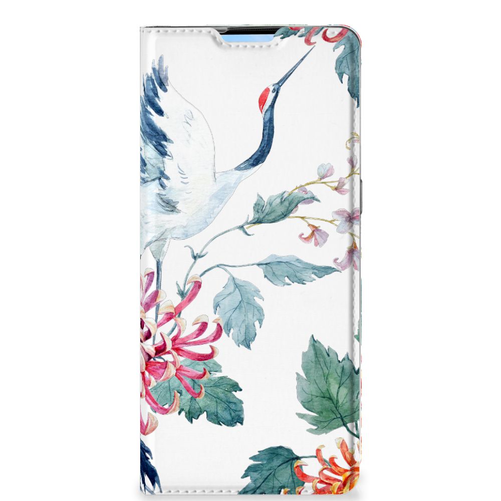 OPPO Reno4 Pro 5G Hoesje maken Bird Flowers