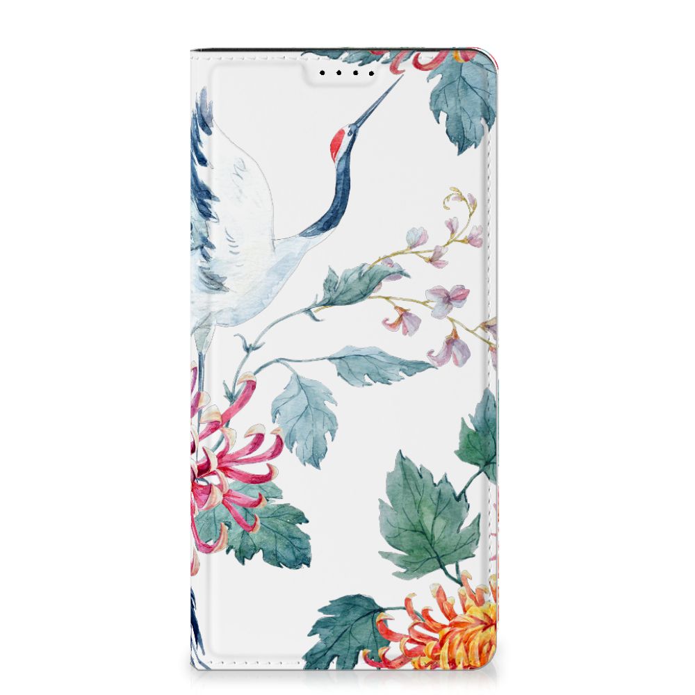 Samsung Galaxy A15 Hoesje maken Bird Flowers