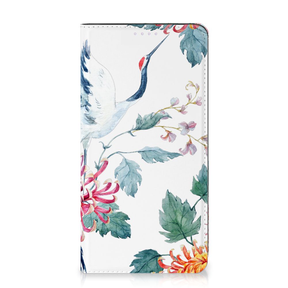 OnePlus Nord 2 5G Hoesje maken Bird Flowers
