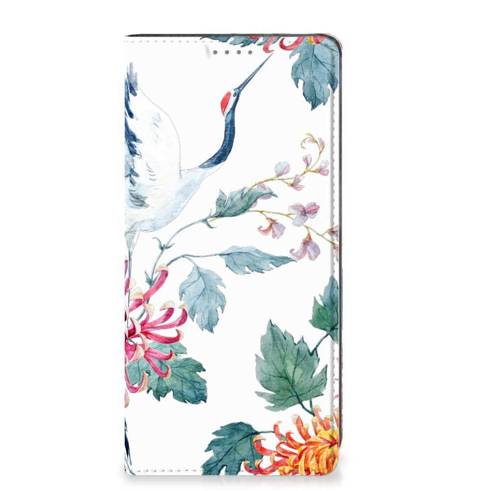 Samsung Galaxy A34 Hoesje maken Bird Flowers