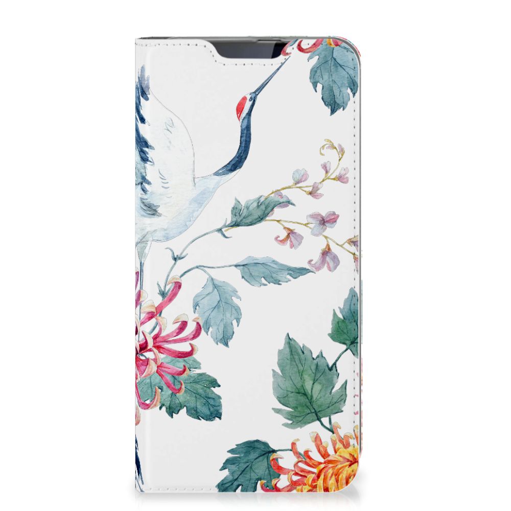 Samsung Galaxy A60 Hoesje maken Bird Flowers