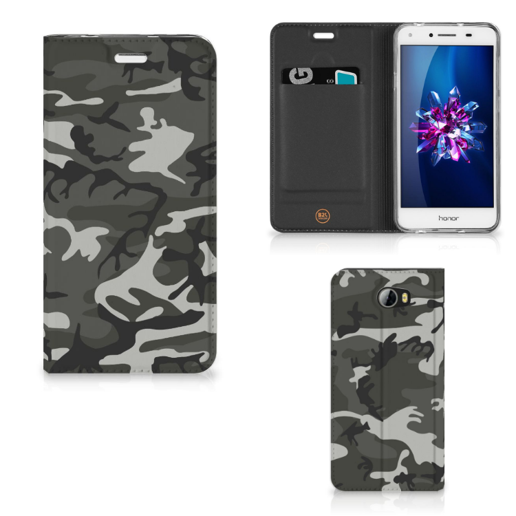 Y5 2 | Y6 Compact Uniek Standcase Hoesje Army Light