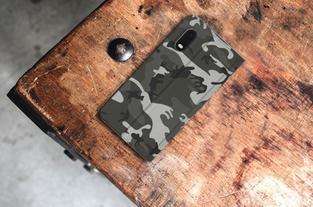 Samsung Xcover Pro Hoesje met Magneet Army Light