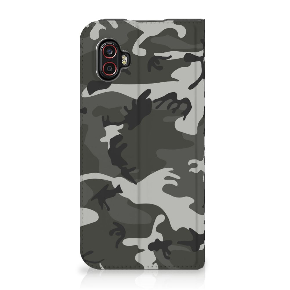 Samsung Galaxy Xcover 6 Pro Hoesje met Magneet Army Light
