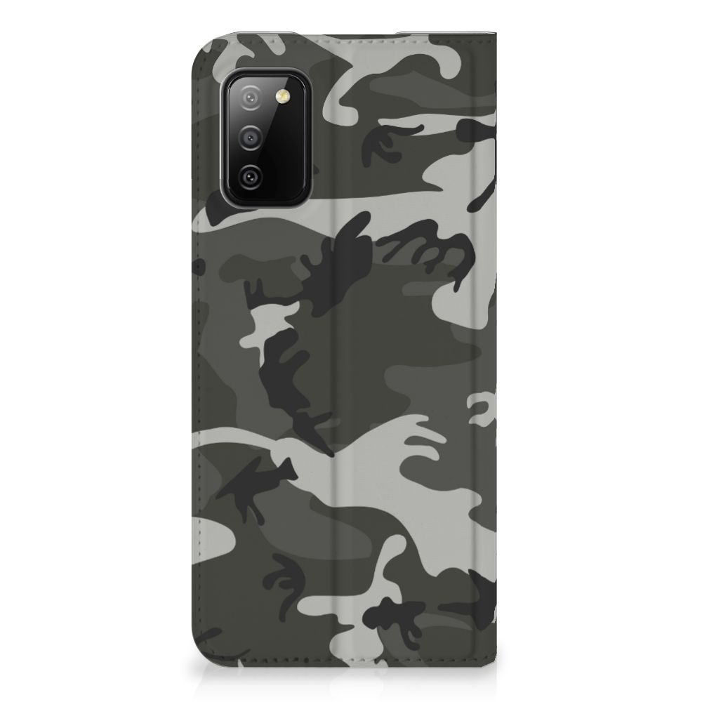 Samsung Galaxy M02s | A02s Hoesje met Magneet Army Light