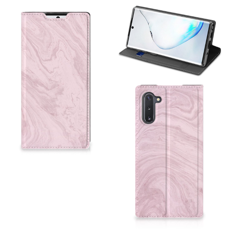 Samsung Galaxy Note 10 Standcase Marble Pink - Origineel Cadeau Vriendin