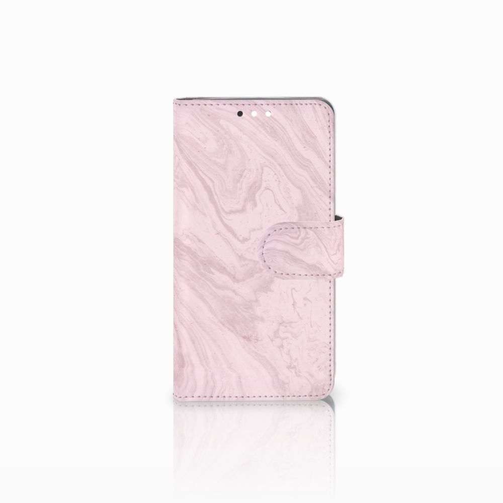 Nokia 8 Sirocco | Nokia 9 Bookcase Marble Pink - Origineel Cadeau Vriendin